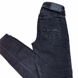 Pacsun stacked skinny black jeans Moto style size 28x30